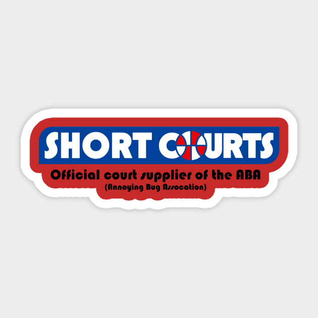 Official Court Supplier of the ABA Sticker by Short Courts